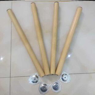 石英石桌子腿支架轮胎桌子腿茶几材料全套实木支架脚支撑改造