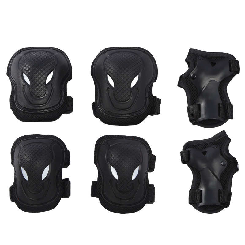 儿童护膝轮滑鞋滑步车护具套装护手护肘自行车安全溜冰荧光防摔