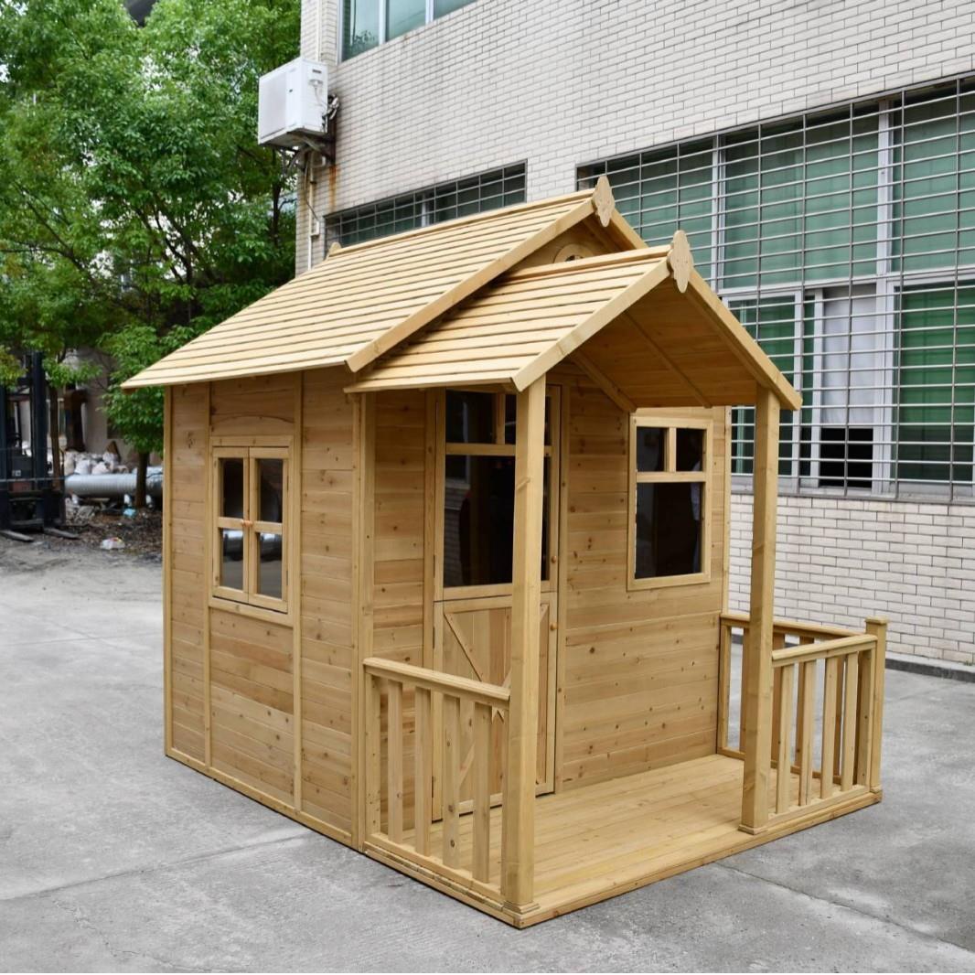 幼儿园户木屋儿童外游乐乐设施C871木制小房子室外娱所过场家家