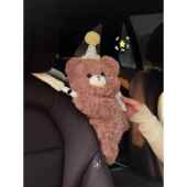 汽车纸巾可盒创意通爱毛卡绒挂式 抽纸盒车内H169坐椅侧挂后挂背纸