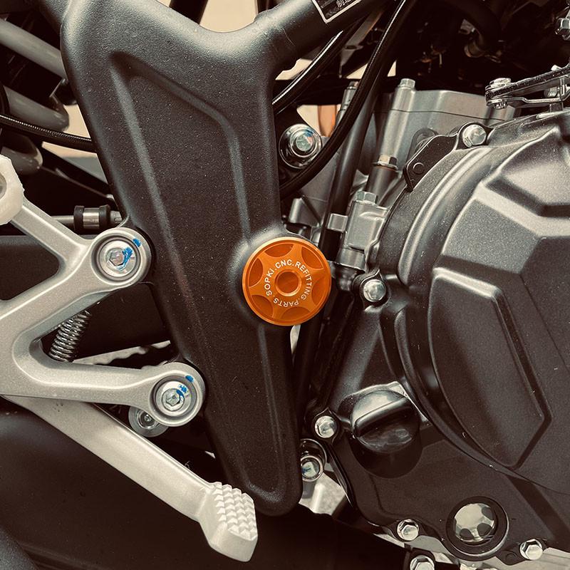 适用凯越450RR 321RR-S改装件车身螺丝装饰盖铝合金盖子配件