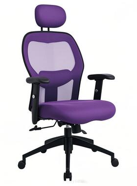 学简A242约老板办公脑升降转椅网布职员椅久坐不累员工椅人体工电