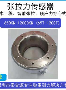 测力传感器负荷力预应力大量程测力称重650T测力仪IP67防护精密