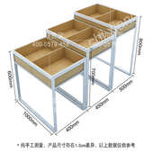 店包包鞋 台展示台钢木结构女服装 子高低展示架子 货架促销 精品服装