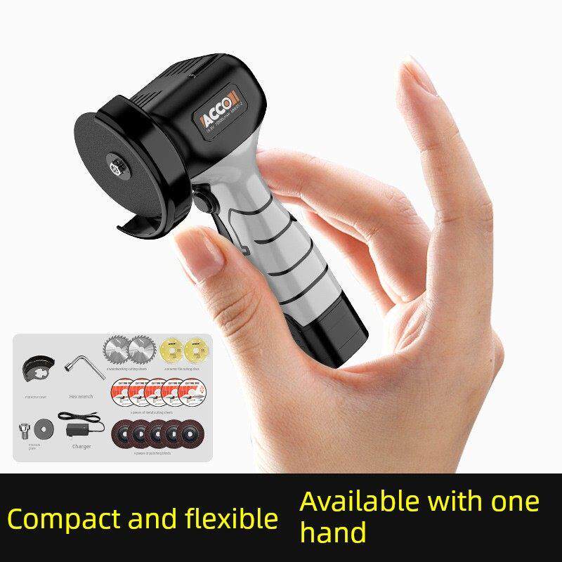 迷你锂电池角磨机可充电小型电动切割机研磨机正品微型手持家用研