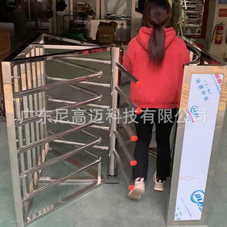 供应人行通道三翼半高旋转门 小区车站景区进出道旋转闸挡 单项门