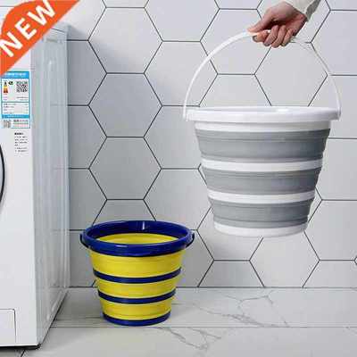 10L Silicone Bucket for Fishing Folding Bucket C Wash