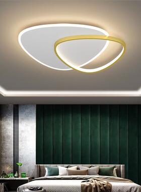 2025款家简约现代le吸顶灯圆形房间灯具北欧主卧室餐新厅d334用灯