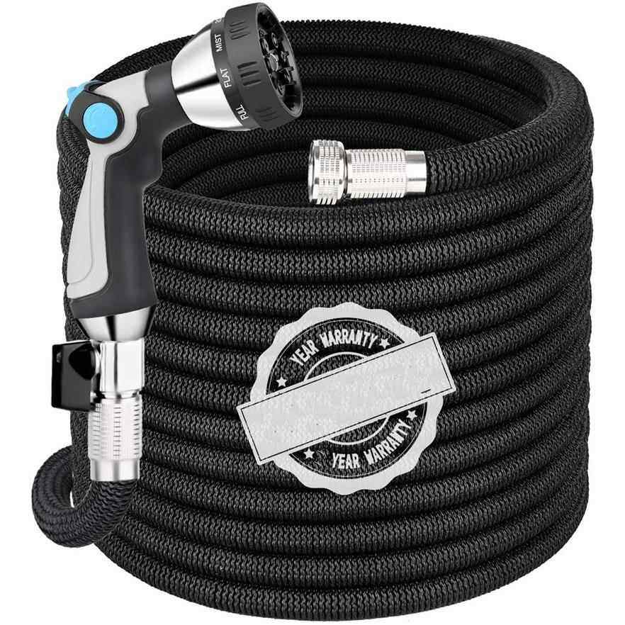 伸缩水管八功能水枪花园浇花水枪高压洗车水枪