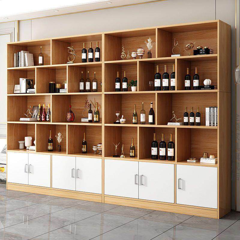酒柜展示柜客厅家用落地多层红酒产品陈列柜收纳储物柜酒架茶叶柜