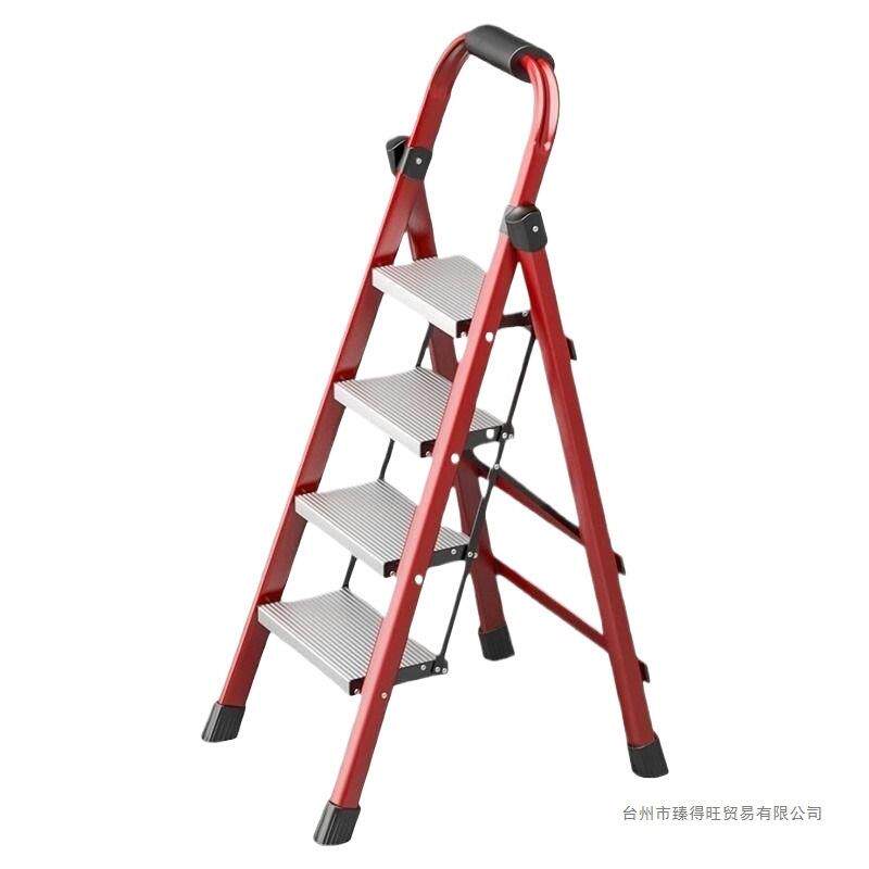 德国梯子家用折叠伸缩加厚铝合金人字便捷安全家用梯子折叠多功能