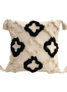 Morocco Tufted tassel sofa pillow cushion cover摩洛哥抱枕套