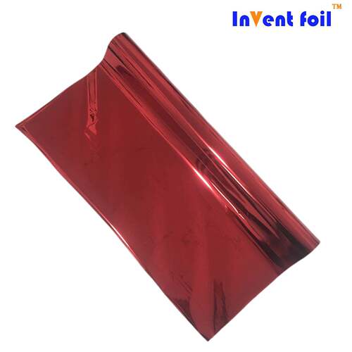 INVENT FOIL红色烫金纸热烫膜纸张亚膜特种纸上烫性好附着力强