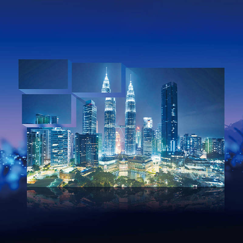 LED电子广告显示屏p3屏装饰彩色创意滚动走字网红不锈钢艺术字幕