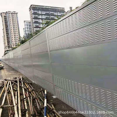 高速公路声屏障空调外机隔音板河北小区隔音工厂隔音墙户外吸音板