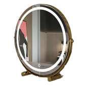 led化妆镜带灯台式 桌面大号补光充电梳妆台镜子宿舍网红卧室ins风