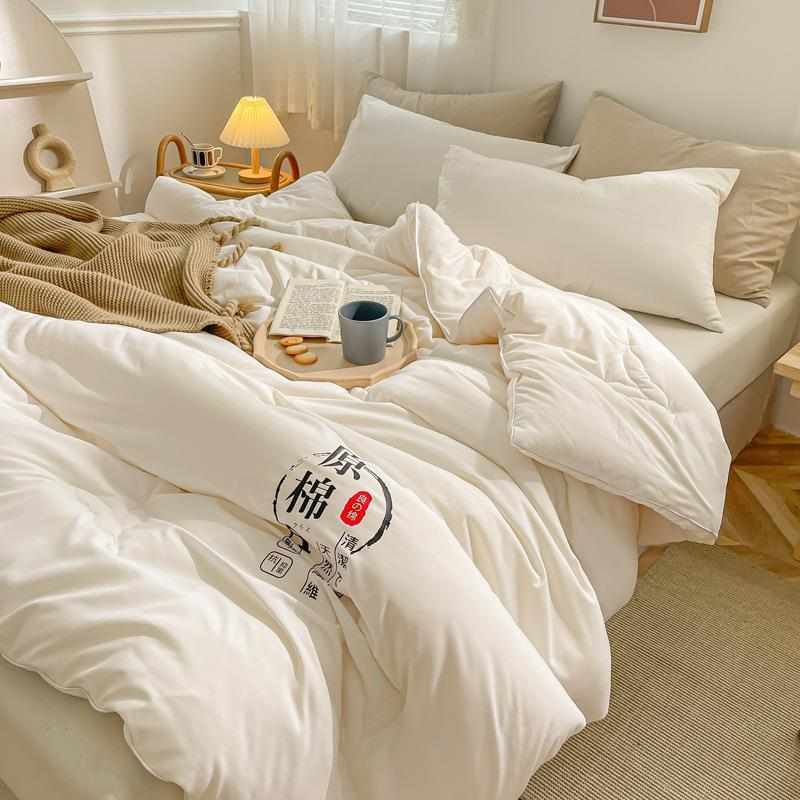 纯棉被1民加厚全五星级被冬被大豆芯原棉酒店纤维春秋宿宾馆被