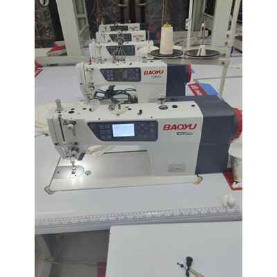 宝宇工业缝纫机电脑平车 厚薄通吃 静音电脑单步进缝平缝机