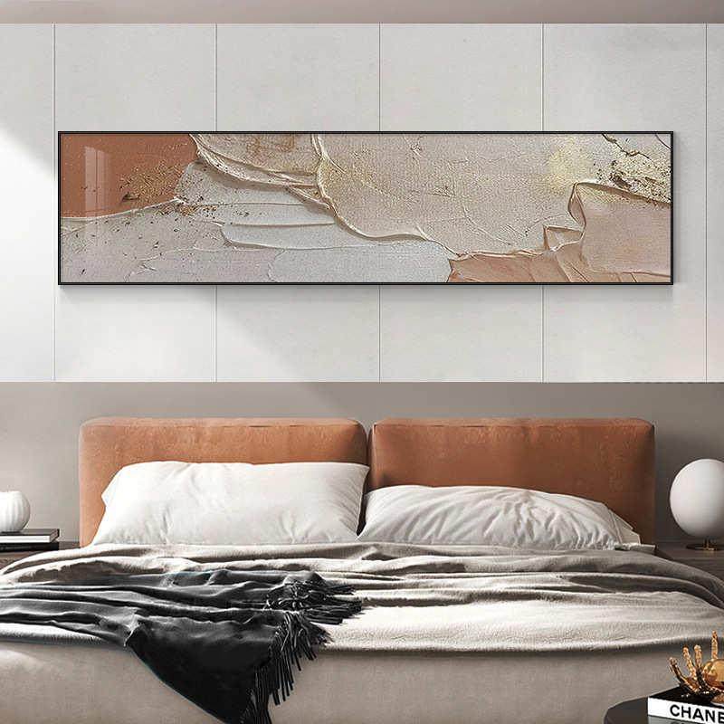 现代简约卧室床头装饰画抽象挂画北欧大气客厅沙发背景墙横幅壁画,家居饰品,现代装饰画,淘宝优惠券,粉丝福利购,淘宝优惠卷