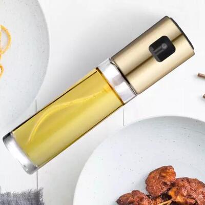 Kitchen Baking Glass Olive Vinegar Oil Spray Bottle Sprayer