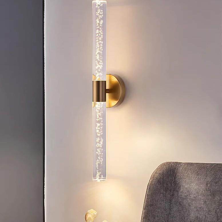 跨境亚马逊轻奢气泡长条壁灯现代酒店过道走廊简约大气客厅背景墙