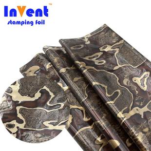 12u75CM半透明蛇纹布料烫金纸花膜服装 纺织水洗丝印烫金浆膜印箔