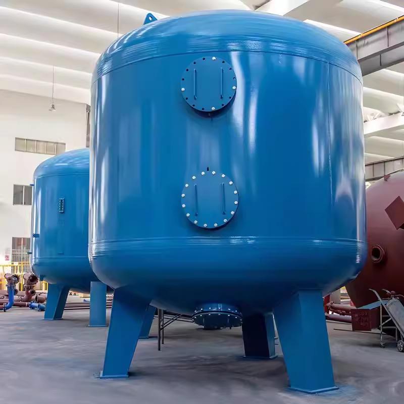 多介质过滤器碳钢不锈钢水处理过滤设备活性炭全自动石英砂过滤器