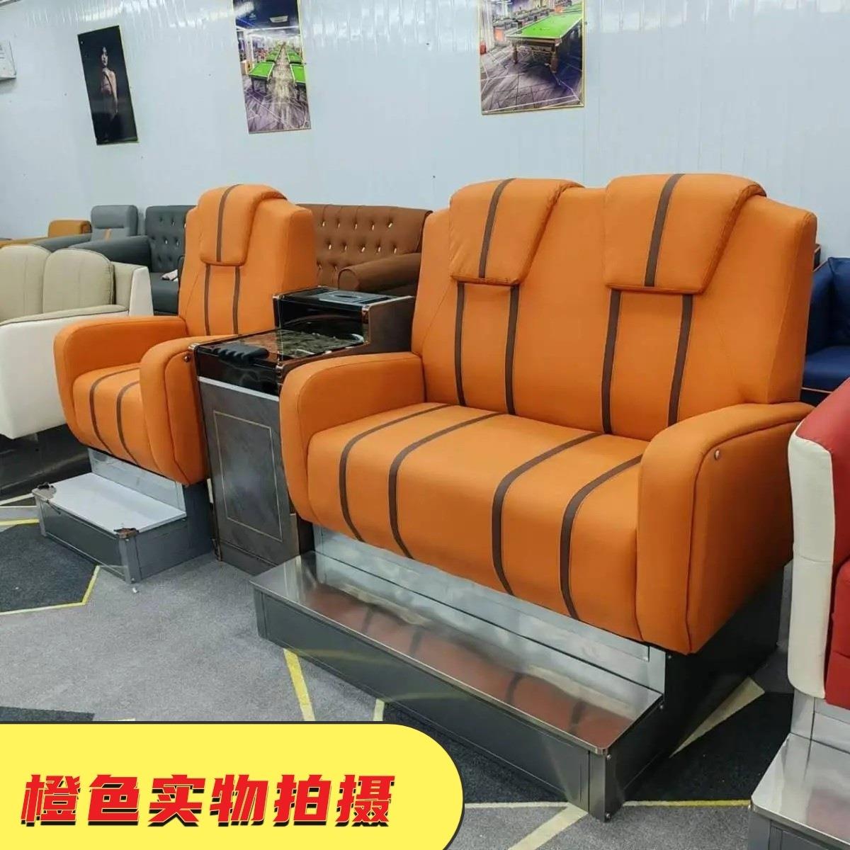 台卡厅观球椅比赛384专用座休息座椅台球沙发桌椅网红球休美闲式
