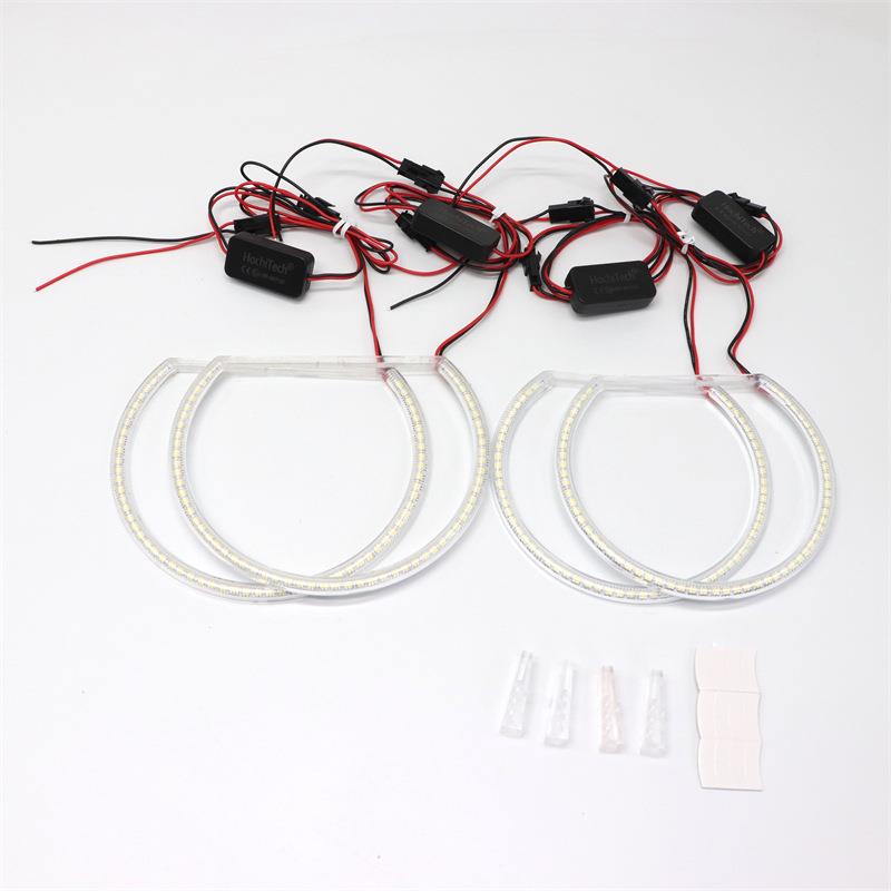 LED天使眼131mm146mm白色天使眼光圈适用于宝马E46E39E38