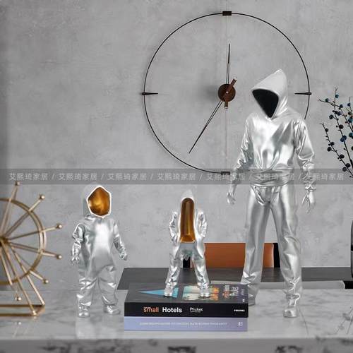 摆件简约现代客厅办公室抽象艺术品酒柜电视柜书柜书架雕塑装饰品