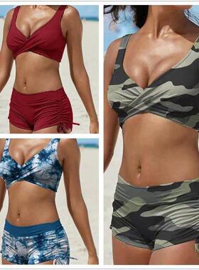 swimsuit plus size bikini swimwear swimming suit sexy遇见3xl