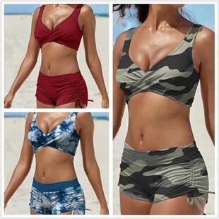 swimsuit plus size bikini swimwear swimming suit sexy遇见3xl