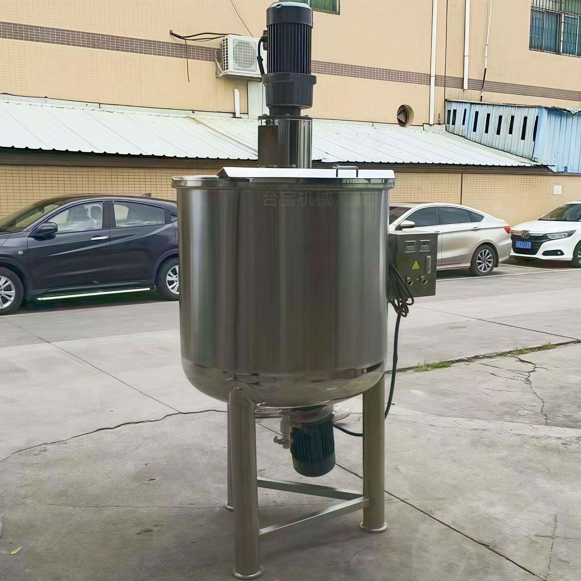 电加热搅拌锅洗发水洗洁精洗衣液液体膏体日化品混合乳化罐