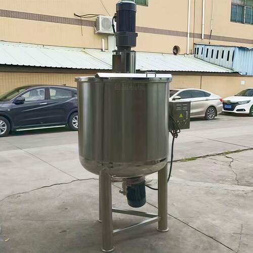 不锈钢反应釜日化均质乳化罐液体搅拌罐化工胶水电加热搅拌罐树脂
