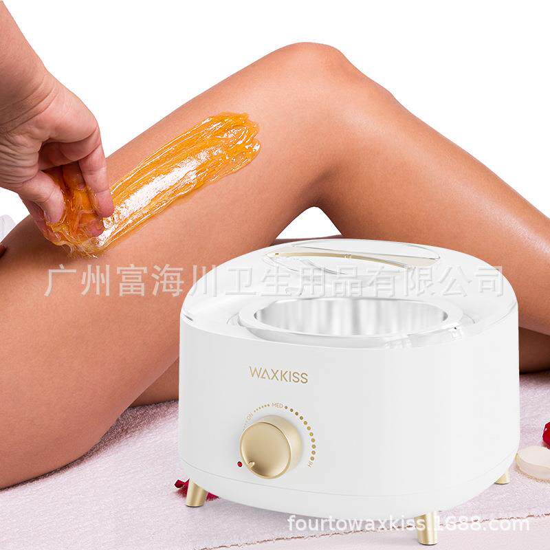 蜜蜡脱毛熔蜡机新工艺铝锅配PTC发热机械式硬蜡珠蜡打蜡机waxkiss
