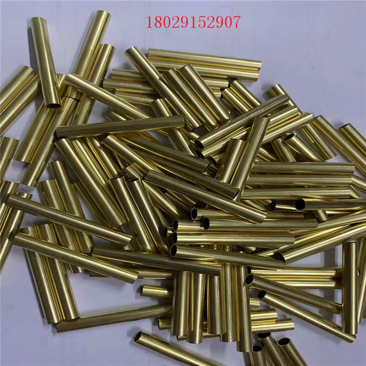 黄铜管切割 外径4 5 6 7 8 9 10mm壁厚0.5mm黄铜管，铜毛细管