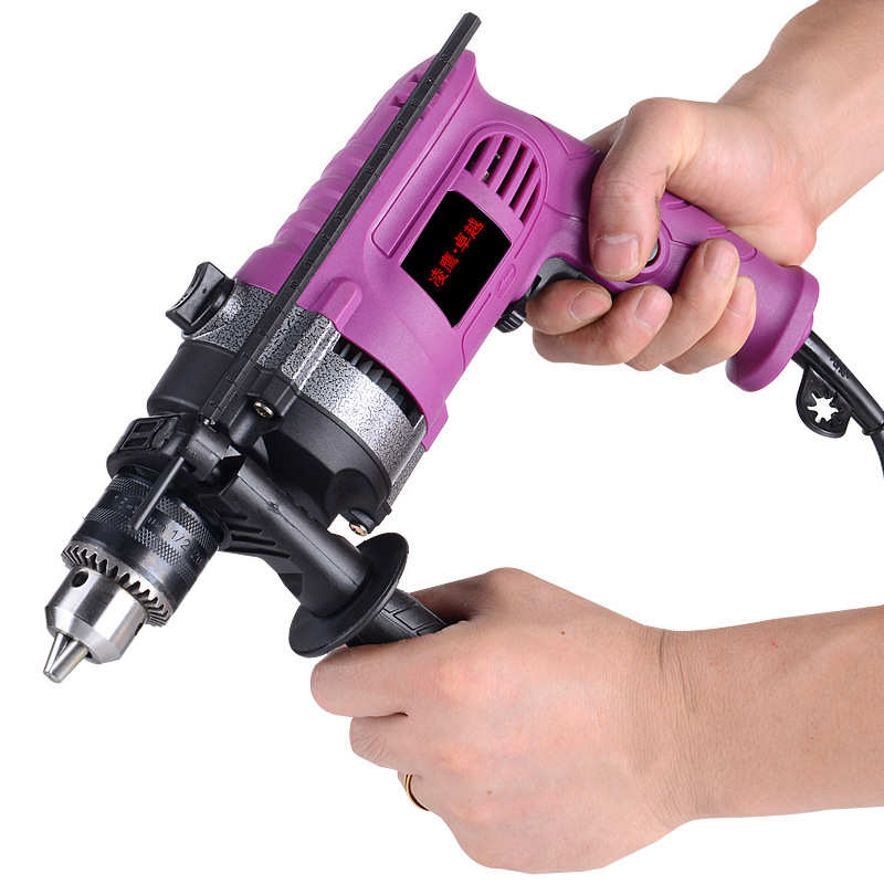 家用多功能电钻迷你手电转调速冲击钻小微型电锤电动工具