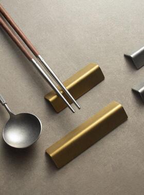 304 stainless steel retro geometric chopstick holder