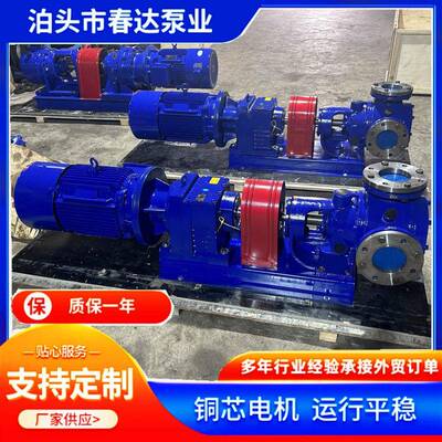 NYP320粘度重油输送保温转子泵糖蜜糖浆齿轮泵威肯特殊液体