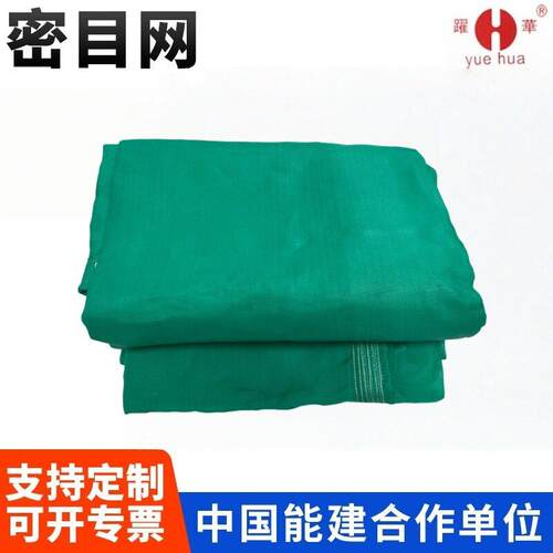 密目防尘安全网阻燃密目网电梯防坠网工地脚手架防护网绿色盖土网