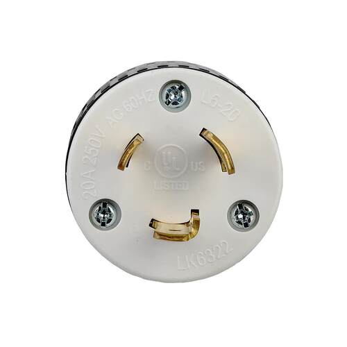 LK6322NEMAL6-20P美规发电机大功率插头耐热塑胶20A250V
