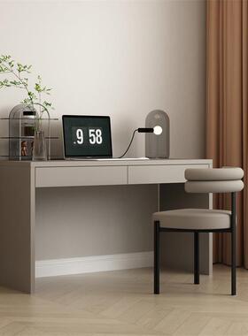 严选意式极简书桌书房家用办公桌电脑桌多功能客厅工作台散热款
