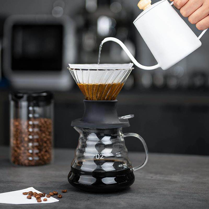 聪明杯套装玻璃滴滤式滤壶浸泡萃取泡茶套装手冲咖啡器具