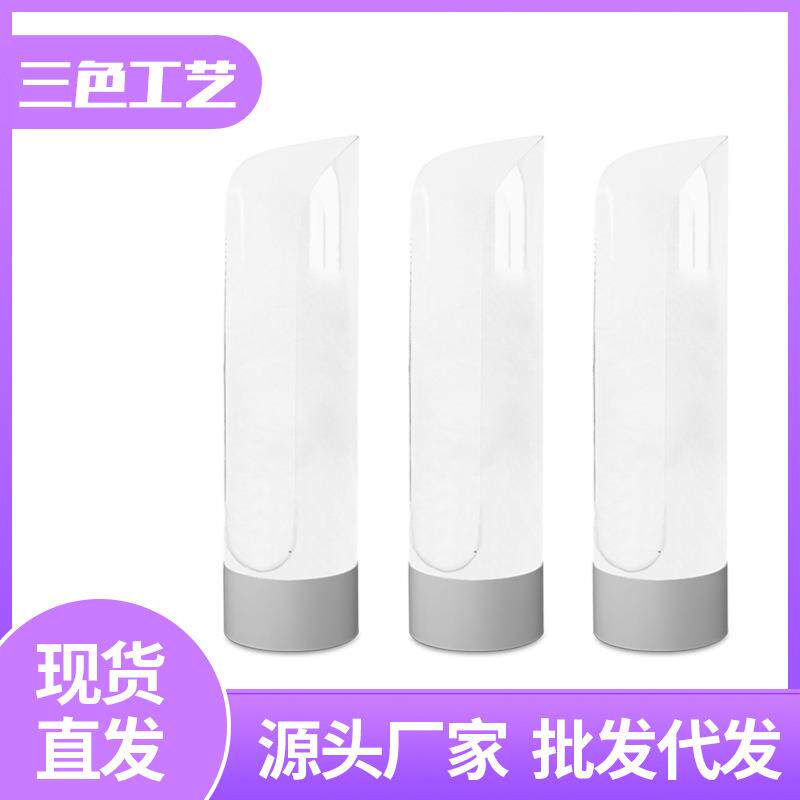 亚克力展示架抱枕展示柜落地式货柜透明圆筒U型枕头圆桶商超
