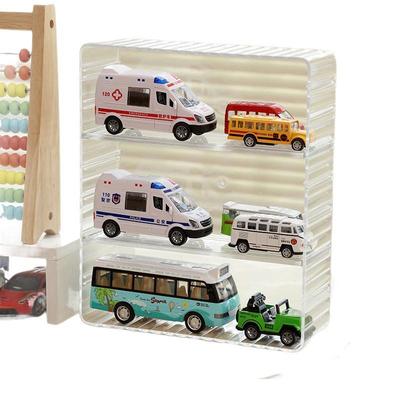 汽车模型展示盒儿童玩具车合金小汽车:多美卡风火轮收纳盒透明