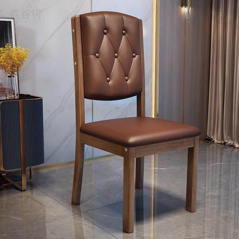 餐桌椅子实木餐椅家用简约现代酒店木头椅饭厅吃饭软包凳子靠背椅,住宅家具,餐椅,淘宝优惠券,粉丝福利购,淘宝优惠卷