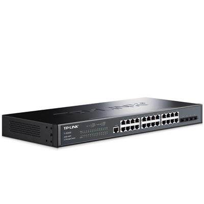 TP TL-SG3428 全千兆网管交换机24GE+4SFP 24口千兆+4光口24电4光