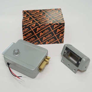 1073电控锁老式防盗喷粉适用大门电门锁铁门锁安凌牌厂家批发锁具