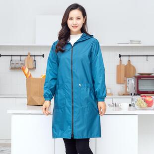 高档罩长衣大人工作服外套家用房防女水防厨油袖围裙薄2024新款春