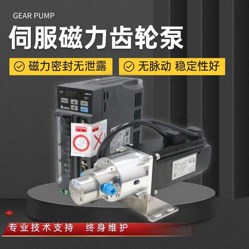 磁力齿轮计量泵耐腐蚀无泄漏甲醇酒精水冷却液微型小流量不锈钢